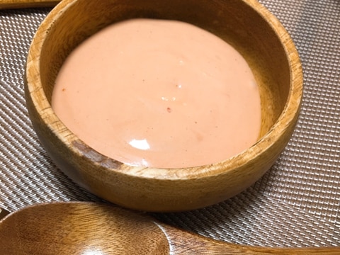 サッと簡単。味濃いめの楽々美味しいオーロラソース!